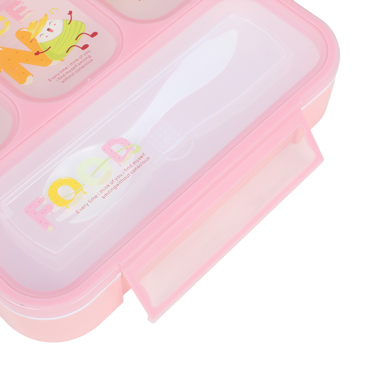 bento lunch box leakproof, 4 compartment lunch box kids