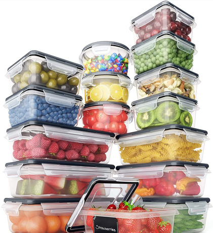  FOOYOO 16 Pack Airtight Food Storage Containers Set