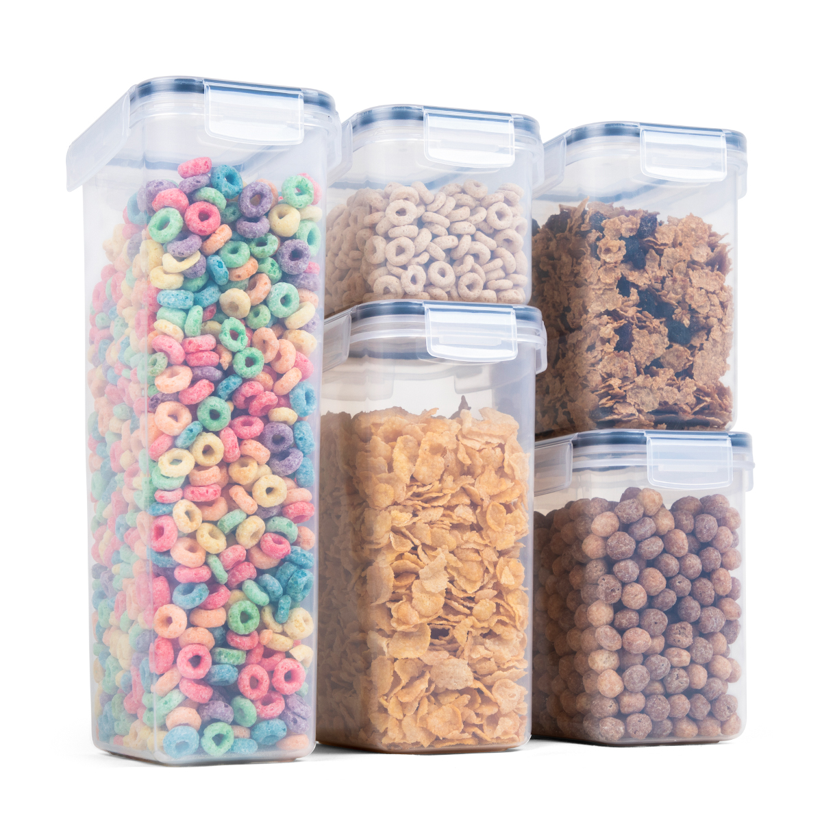 Kitchen Plastic Cereal Dry Food Storage Container Set Buy Food