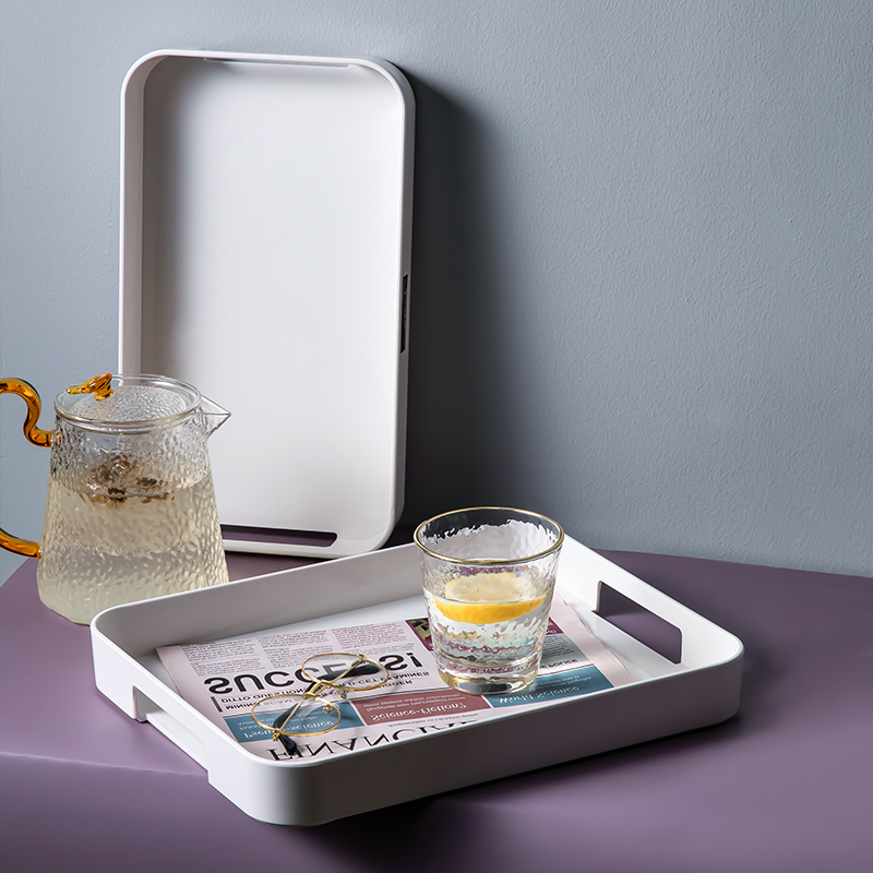 Small Plastic Tray with Handles