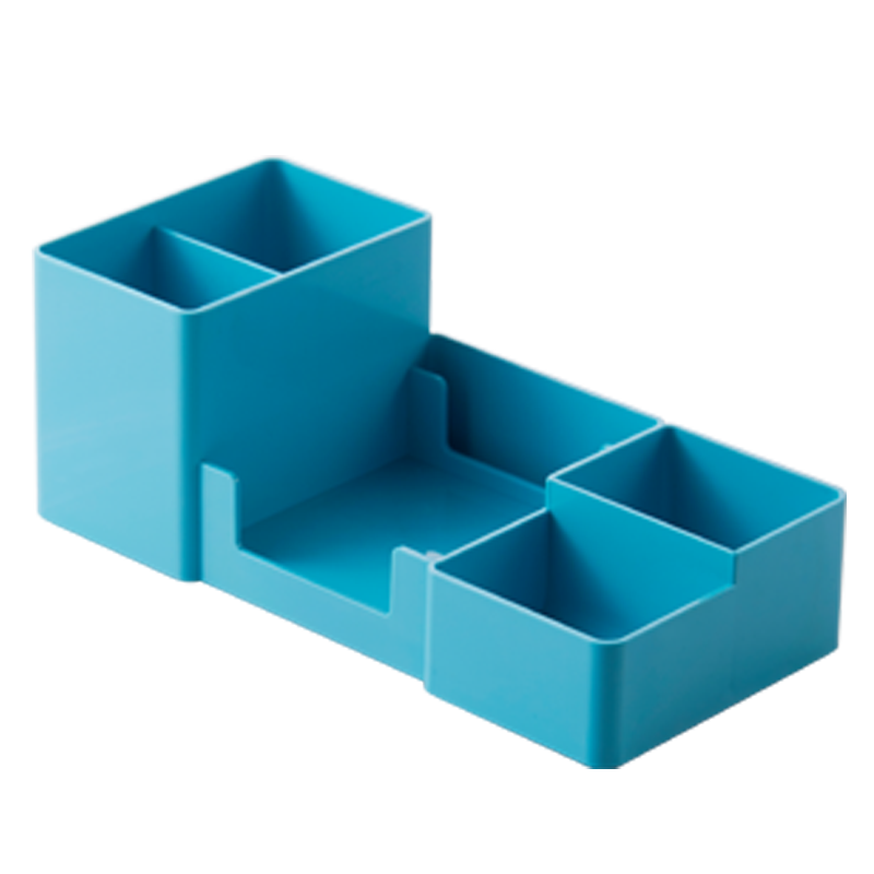 Multifunctional Desk Storage Boxes with Five Compartments