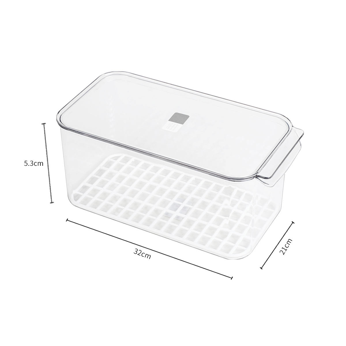 Kitchen Draining Storage Bins With Lids