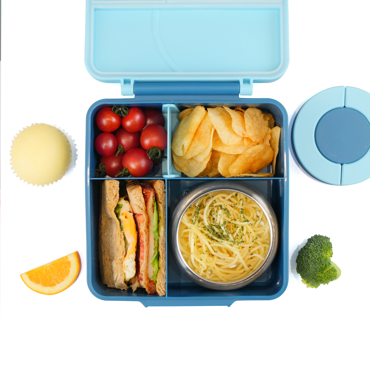 3 Compartment Division Bento Tiffin Box With Cutlery Kids Pp Lunch Box Plastic Children Kids Bpa Free Food